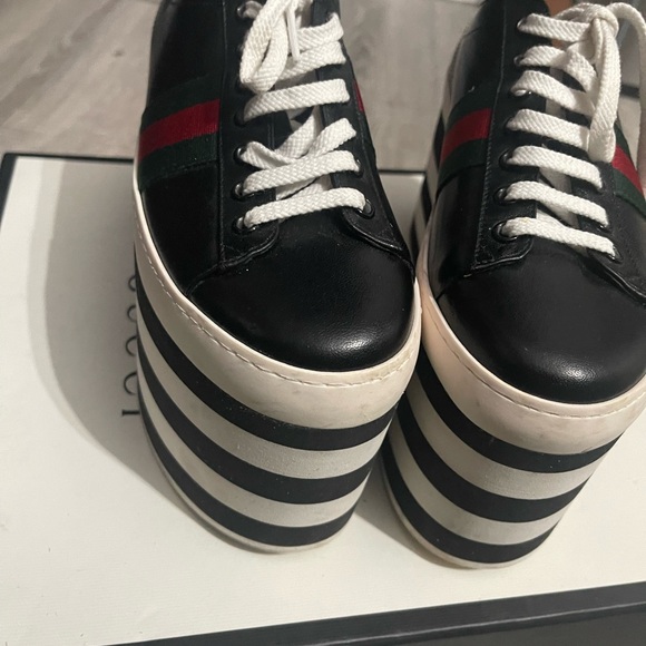 Gucci platform sneakers 37.5 - Picture 4 of 5